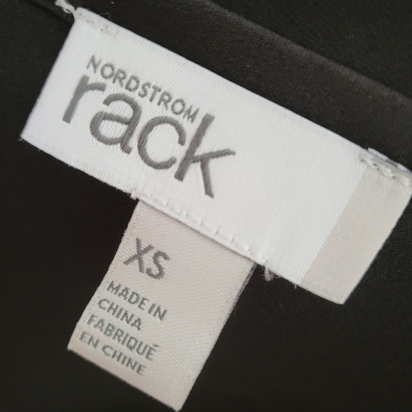 Satin-like, black with white trim pajamas, size XS. - Picture 4 of 4